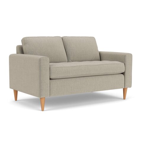 2 Seater Sofa – Natural – Eco Chenille – Saxon – The Cotswold Company
