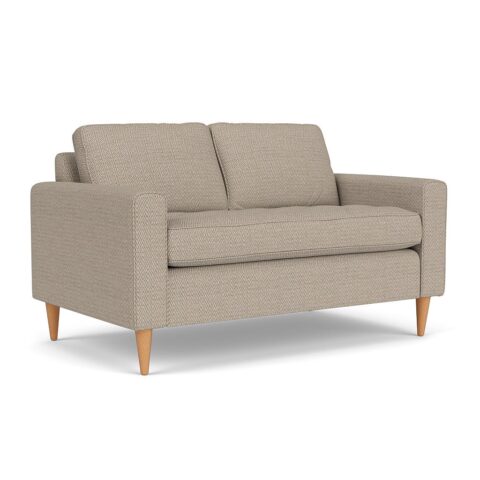 2 Seater Sofa – Natural – Herringbone Weave – Saxon – The Cotswold Company