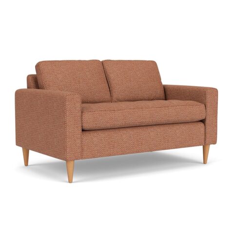 2 Seater Sofa – Brick – Herringbone Weave – Saxon – The Cotswold Company