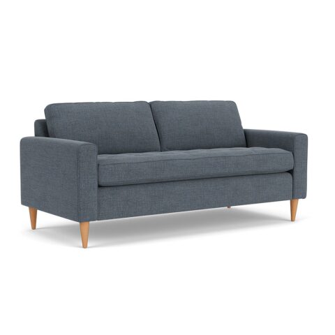 3 Seater Sofa – Indigo – Rustic Weave – Saxon – The Cotswold Company