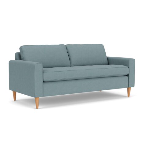 3 Seater Sofa – Sky blue – House Linen Mix – Saxon – The Cotswold Company