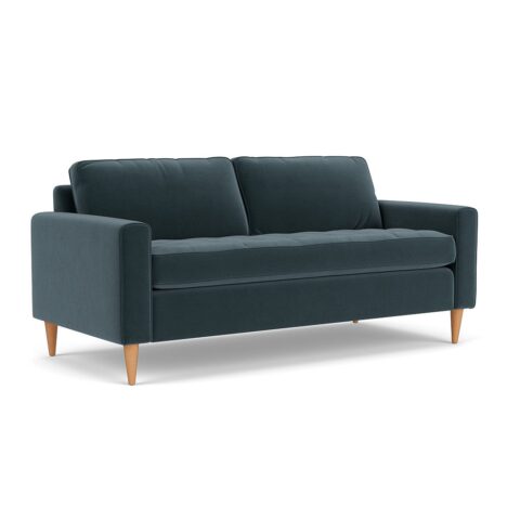 3 Seater Sofa – Night Sky – Matt Velvet – Saxon – The Cotswold Company