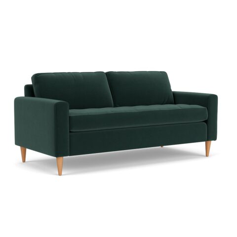 3 Seater Sofa – Lake – Matt Velvet – Saxon – The Cotswold Company