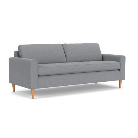 4 Seater Sofa – Blue Marl – House Weave – Saxon – The Cotswold Company
