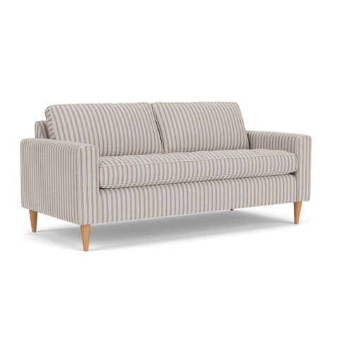 3 Seater Sofa – Indigo – Kingham Stripe – Saxon – The Cotswold Company