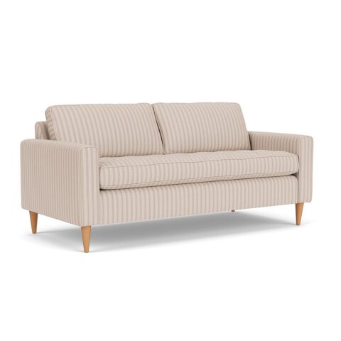 3 Seater Sofa – Flax – Kingham Stripe – Saxon – The Cotswold Company