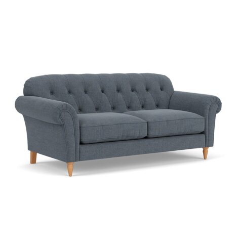3 Seater Sofa – Indigo – Rustic Weave – Chapman – The Cotswold Company