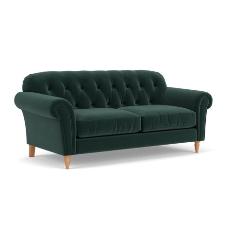 3 Seater Sofa – Lake – Matt Velvet – Chapman – The Cotswold Company