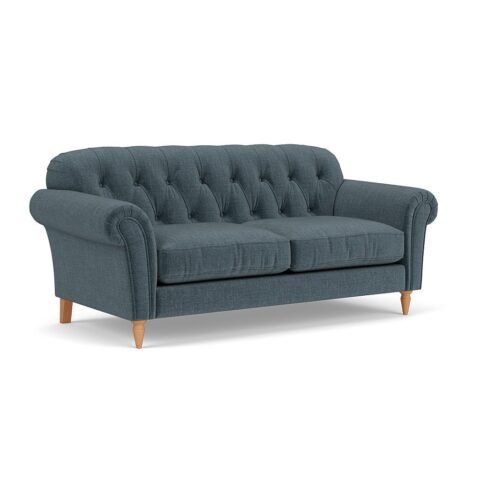 3 Seater Sofa – Teal – Eco Chenille – Chapman – The Cotswold Company