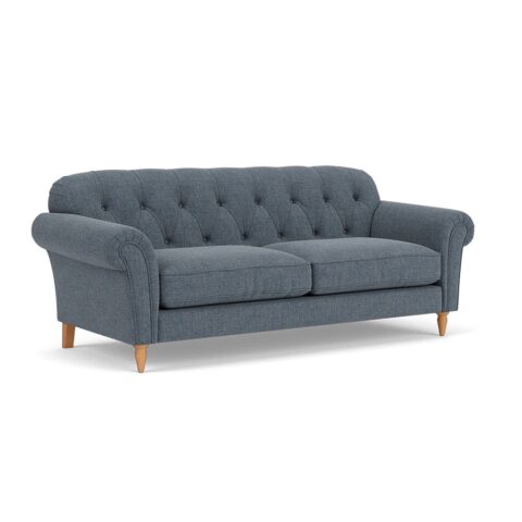 4 Seater Sofa – Indigo – Rustic Weave – Chapman – The Cotswold Company