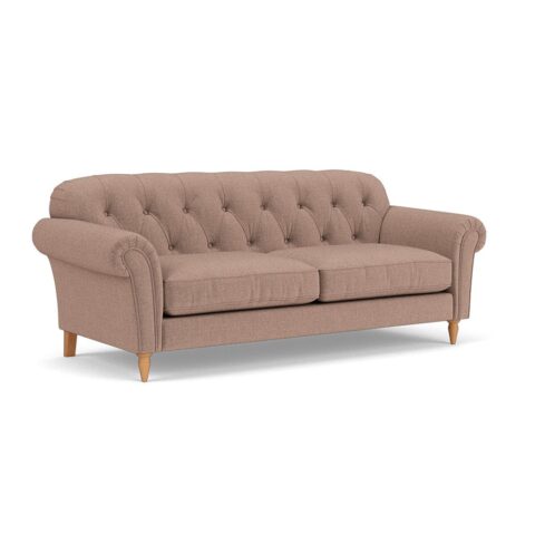 4 Seater Sofa – Dusky Rose – Eco Chenille – Chapman – The Cotswold Company