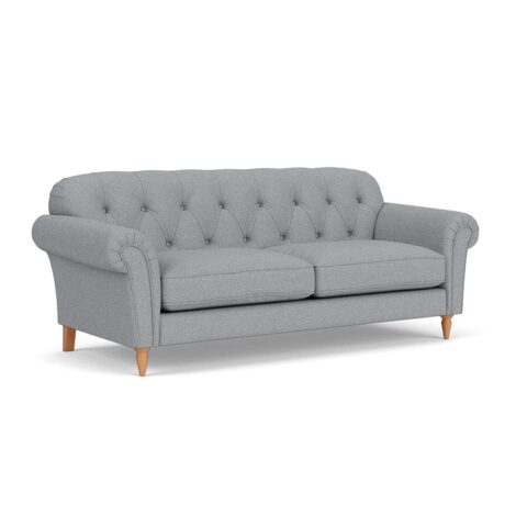 4 Seater Sofa – Blue Marl – House Weave – Chapman – The Cotswold Company