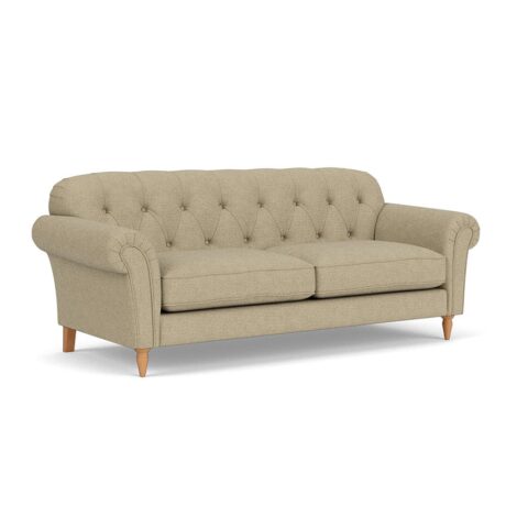 4 Seater Sofa – Green Marl – House Weave – Chapman – The Cotswold Company