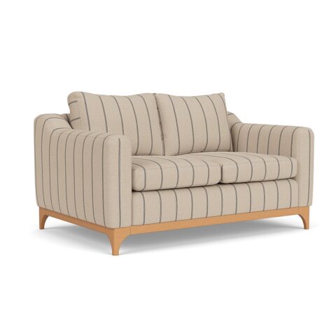 2 Seater Sofa – Charcoal – Compton Stripe – Watson – The Cotswold Company