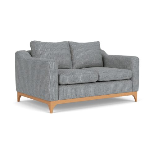 2 Seater Sofa – Navy – Herringbone Weave – Watson – The Cotswold Company