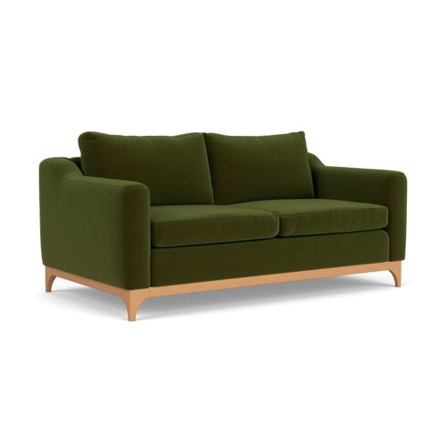 3 Seater Sofa – Forest Green – Matt Velvet – Watson – The Cotswold Company
