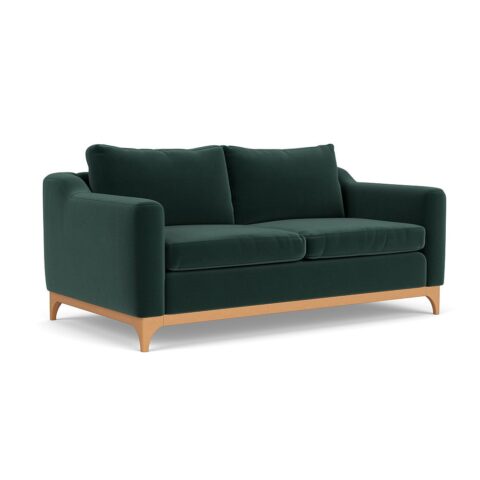 3 Seater Sofa – Lake – Matt Velvet – Watson – The Cotswold Company