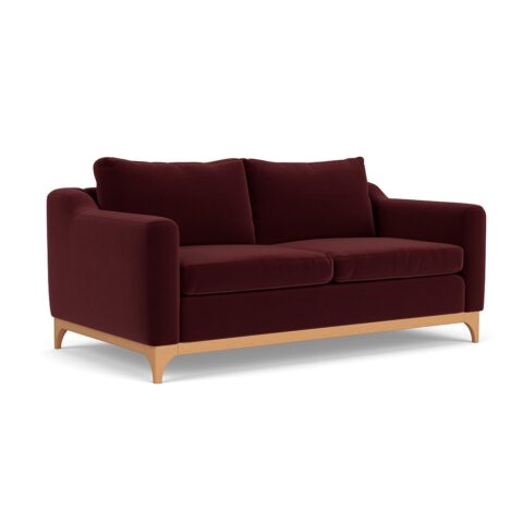 3 Seater Sofa – Dark Rosehip – Matt Velvet – Watson – The Cotswold Company