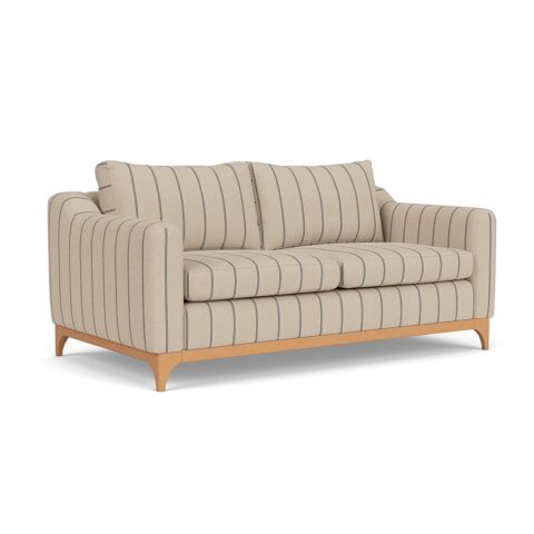 3 Seater Sofa – Charcoal – Compton Stripe – Watson – The Cotswold Company
