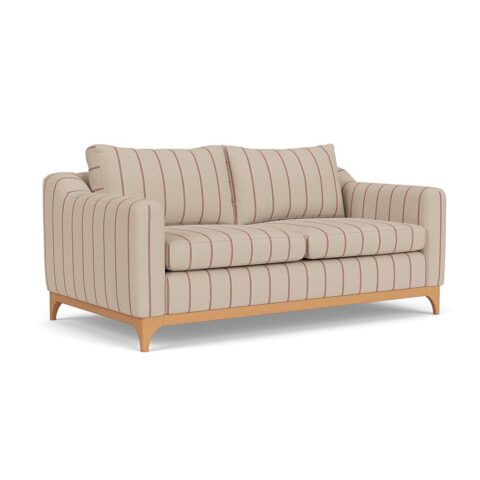 3 Seater Sofa – Raspberry – Compton Stripe – Watson – The Cotswold Company