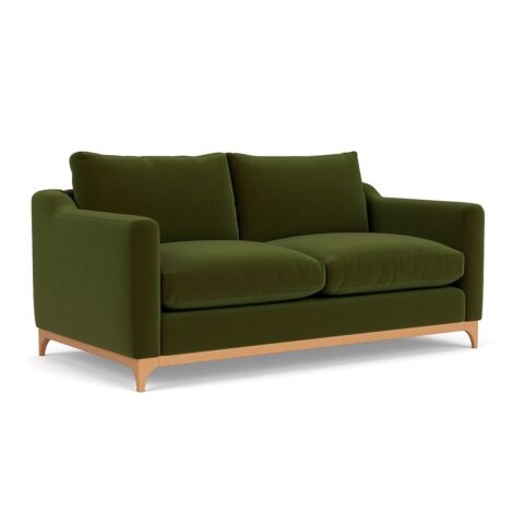 4 Seater Sofa – Forest Green – Matt Velvet – Watson – The Cotswold Company