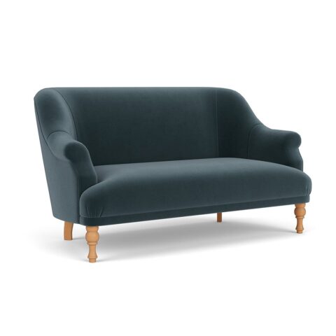2 Seater Sofa – Night Sky – Matt Velvet – Everett – The Cotswold Company