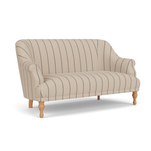 2 Seater Sofa – Charcoal – Compton Stripe – Everett – The Cotswold Company