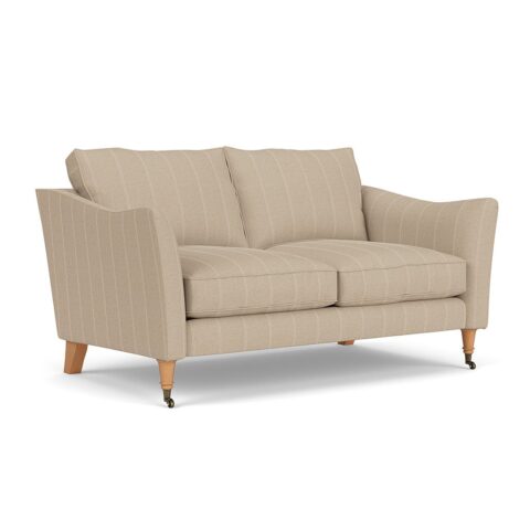 2 Seater Sofa – Natural – Compton Stripe – Robinson – The Cotswold Company