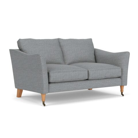 2 Seater Sofa – Navy – Herringbone Weave – Robinson – The Cotswold Company