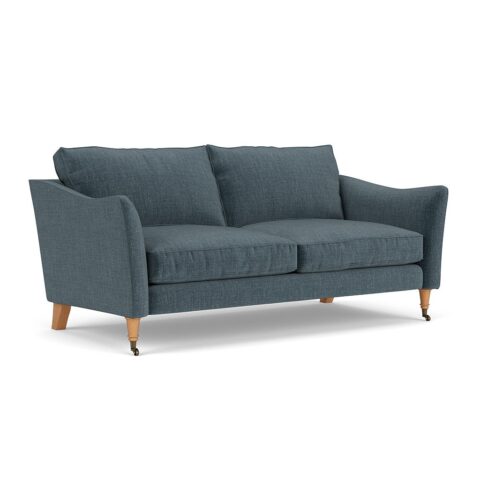 3 Seater Sofa – Teal – Eco Chenille – Robinson – The Cotswold Company