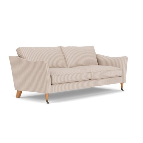 4 Seater Sofa – Flax – Kingham Stripe – Robinson – The Cotswold Company