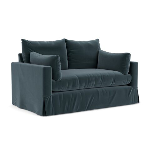 2 Seater Sofa – Night Sky – Matt Velvet – Ashton – The Cotswold Company