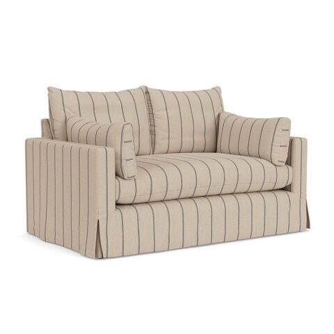 2 Seater Sofa – Charcoal – Compton Stripe – Ashton – The Cotswold Company