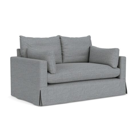 2 Seater Sofa – Navy – Herringbone Weave – Ashton – The Cotswold Company