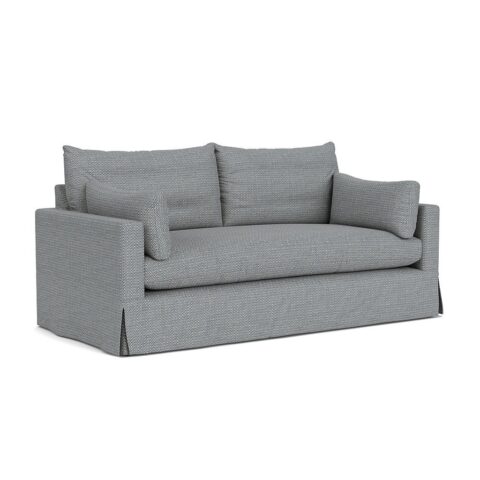 3 Seater Sofa – Navy – Herringbone Weave – Ashton – The Cotswold Company