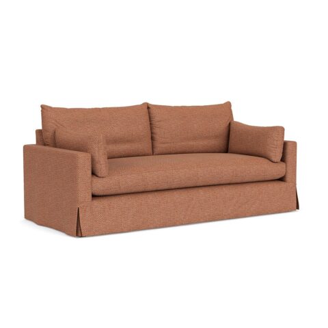 4 Seater Sofa – Brick – Herringbone Weave – Ashton – The Cotswold Company