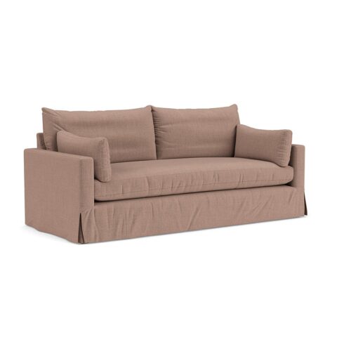 4 Seater Sofa – Dusky Rose – Eco Chenille – Ashton – The Cotswold Company