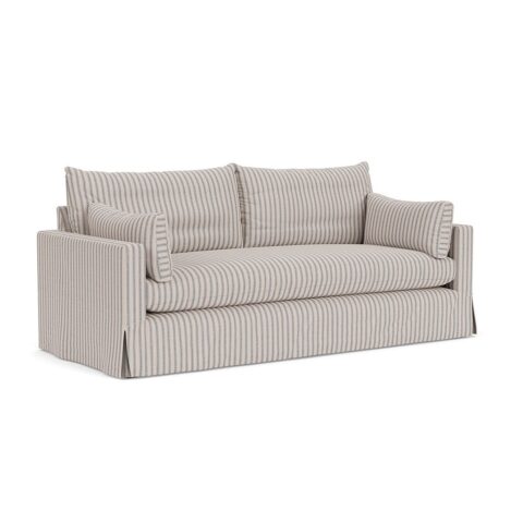 4 Seater Sofa – Indigo – Kingham Stripe – Ashton – The Cotswold Company