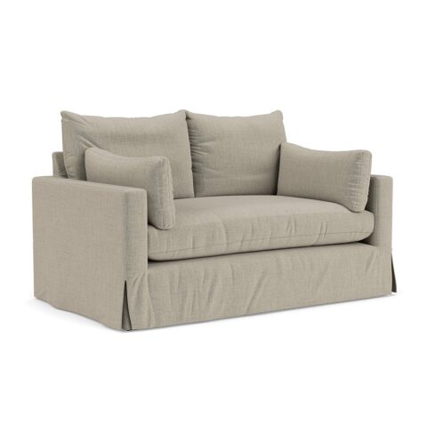 2 Seater Sofa – Natural – Eco Chenille – Ashton – The Cotswold Company