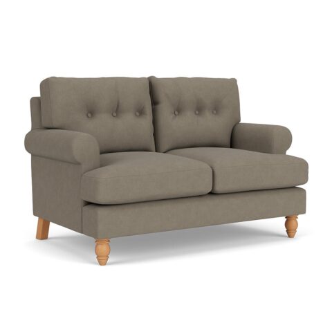 2 Seater Sofa – Mid Grey – House Linen Mix – Talbot – The Cotswold Company