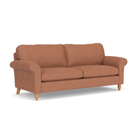 4 Seater Sofa – Brick – Herringbone Weave – Hurley – The Cotswold Company