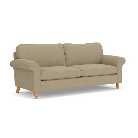 4 Seater Sofa – Green Marl – House Weave – Hurley – The Cotswold Company