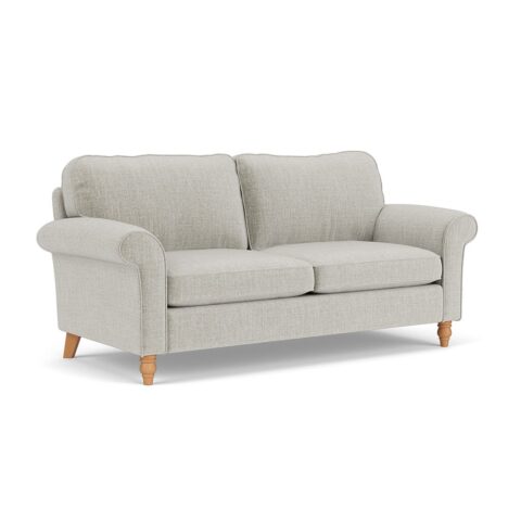3 Seater Sofa – Grey Mist – Eco Chenille – Hurley – The Cotswold Company