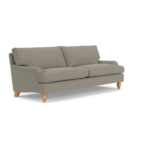 4 Seater Sofa – Flax – Rustic Weave – Morris – The Cotswold Company