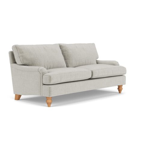 3 Seater Sofa – Grey Mist – Eco Chenille – Morris – The Cotswold Company