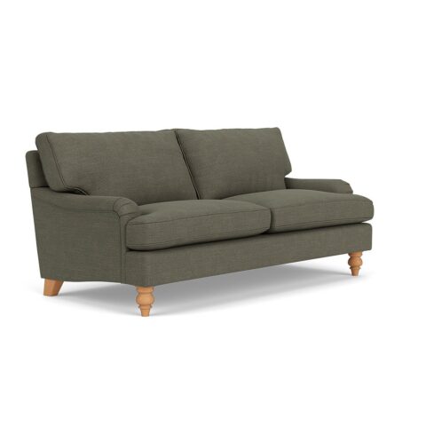 3 Seater Sofa – Deep Forest – Rustic Weave – Morris – The Cotswold Company