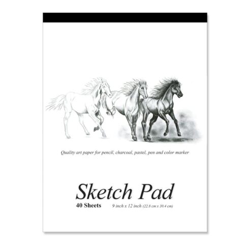 Sketch Pads – 40 Sheets 9″ x 12″