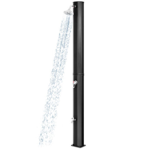 7.2 Feet Adjustable Outdoor Solar Heating Shower Head
