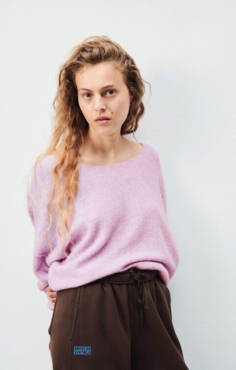 Pullover Dam225 Glycine-Chine | Color: GLYCINE CHINE | Size: XS/S