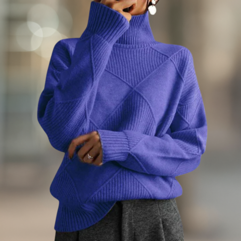Aspen Ultra Cozy Ribbed Knit Turtleneck Women’s Sweater